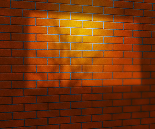 Window Light on Brick Wall Studio Background