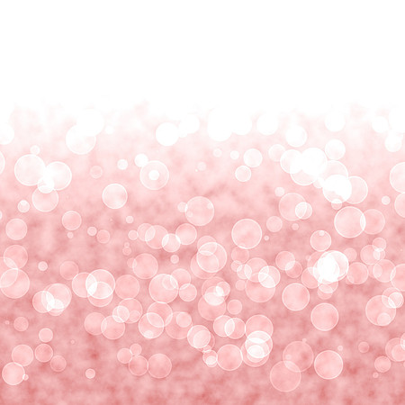Bokeh Vibrant Red Or Pink Background With Blurry Lights